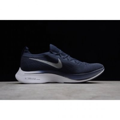 Nike Vapor 4% Flyknit Obsidian / Metal Gümüş Koşu Ayakkabısı Türkiye - WVQ8SUO8